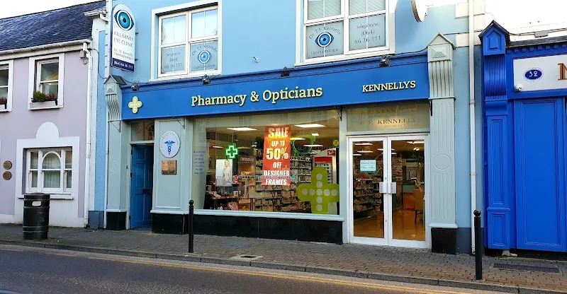 Kennelly's Pharmacy and Opticians pharmacy storefront