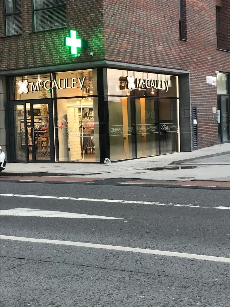 McCauley Health and Beauty Pharmacy Charlemont Street pharmacy storefront