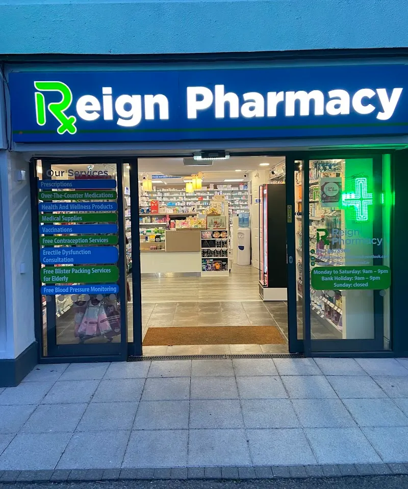 Reign Pharmacy storefront